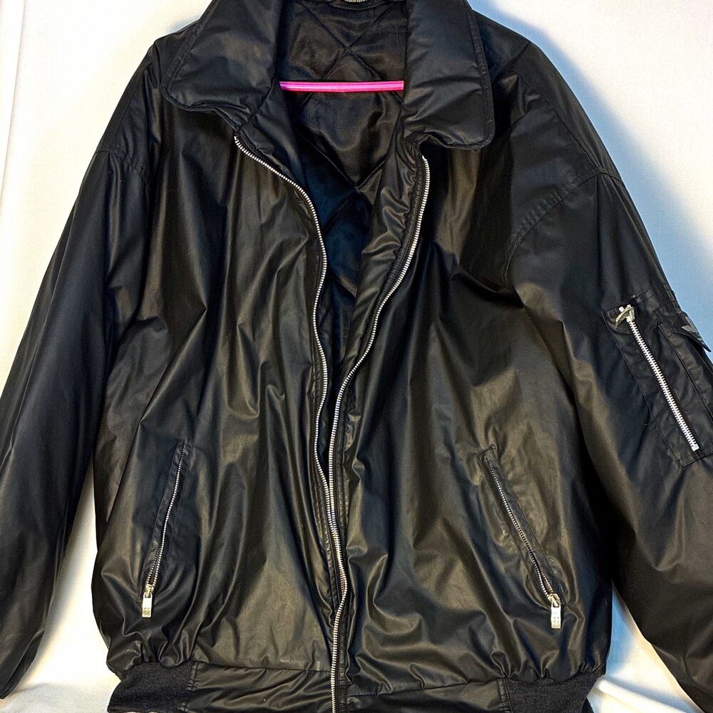 Mercedes-Benz Formula One Formula 1 Racing Black Zip Jacket Size E